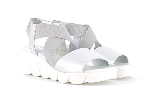 The FLEXX Slincross Sandalo Zeppa Donna Argento 37...