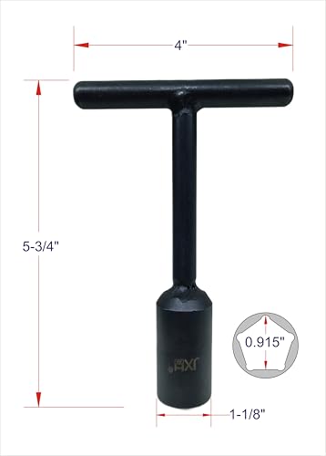 Image of Penta Socket,Penta Wrench, Lineman Wrench,T Handle Wrench,5-Point Socket, Heat Treated Cr-Mo Alloy Steel, for Use on Pad-Mounted Transformers and Secondary Pedestals