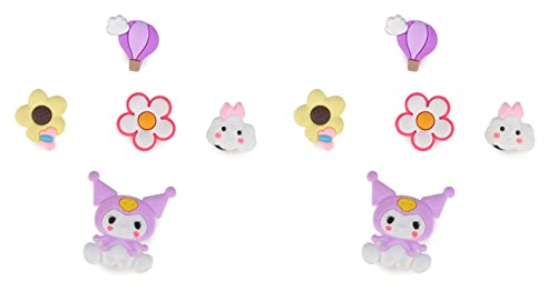 Image of CASSIEY Polyvinyl Chloride Shoe Jibit Charms Clog Pack Of 2, 5, 6, 7, 9, 10, 12,14 Pcs Different Characters Used To Decorate Clogs Shoes For Rounded Holes Charms For Shoes