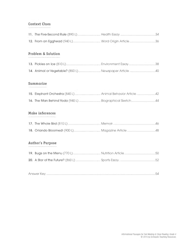 Informational Passages for Text Marking & Close Reading: Grade 4: 20 Reproducible Passages With Text-Marking Activities That Guide Students to Read Strategically for Deep Comprehension - Image 3