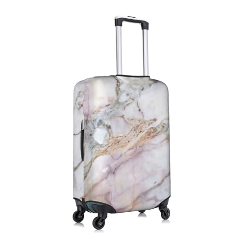 Housse de bagage marbre rose chic et extensible haute densité L - 3