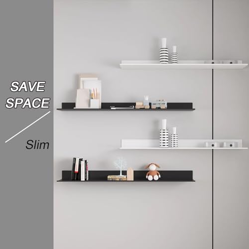 Étagère flottante blanche pour mur afin de valoriser vos livres - 5