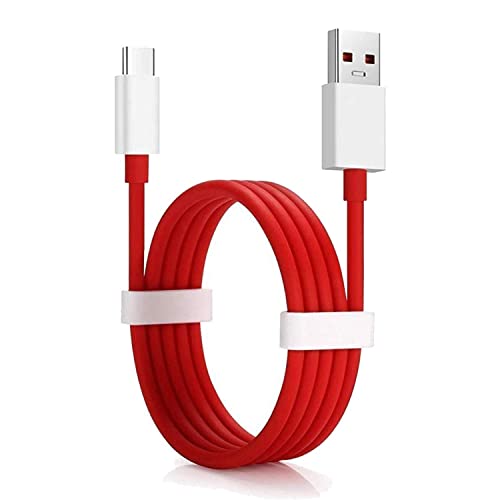 Image of Charging cable for Xiaomi Redmi Note 8 Pro , Xiaomi Redmi Note 9 , Xiaomi Redmi Note 9 Pro , Xiaomi Redmi Note 9 Pro Max , Xiaomi Redmi Note 9S , Xiaomi Redmi Pro USB Cable | Charging & Sync Data Cable | Rapid Quick Dash Fast Charging Cable| Type C to USB-A Cable ( 3.1 Amp , SD , RED )