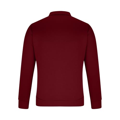 Mens Knit Sweater Slim Fit Long Sleeve Button down Soft Casual Lightweight Lapel Collared Sweater Solid Color Shirts4