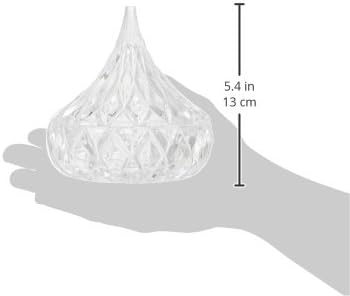 Miniatura 3 de Godinger Hershey - Plato para dulces, plato de chocolate, decoración de cristal (transparente) para sala de estar y comedor