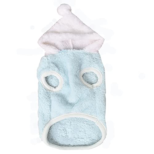 Anelekor Dog Jacket Cat Hoodies Pet Warm Clothes Puppy Autumn Winter Coat Doggy Sweatshirt Cute Outfits Pug Could Weather Clothing (Small, Green) #TOP2