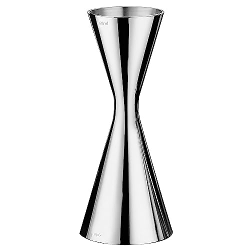 Misurino Cocktail, Dosatore Cocktail, 60/90ml Jigger Cocktail Per Baristi, Jigger Doppio Stile Giapponese Con Misure All'Interno Dello Strumento Da Bar Shot Measure Jigger, Acciaio Inossidabile 304