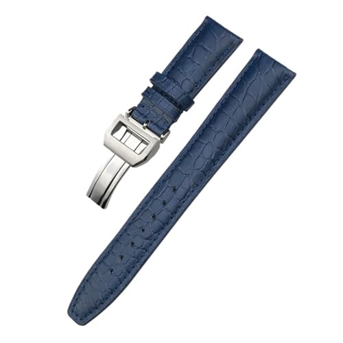 [VEł] 20mm 21mm 22mm NR_CU[EHb`oh IWC |gM[[ |gtB[m pCbgEHb`Ή \tgEHb`Xgbv uXbg(Blue Style 1,21MM_GOLD BUCKLE)
