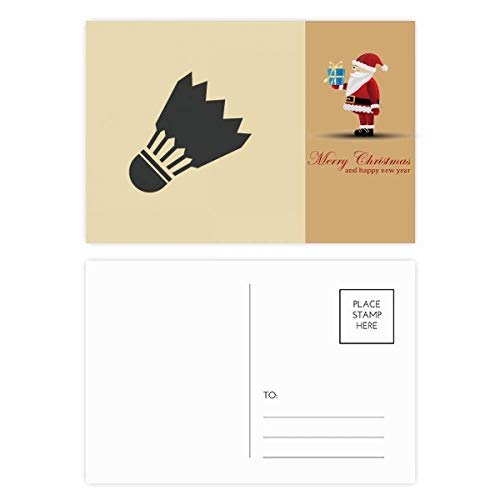 Cartes postales badminton géométrie simple pour vœux de club