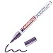 Produktbild edding 751 Glanzlackmarker - violett (lila) - 1 Lackmarker - Rundspitze 1-2 mm - Lackstift für Glas, Stein, Holz, Kunststoff und Papier - wasserfest, stark deckend