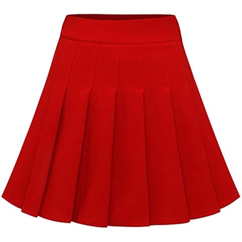 Dressystar Women's High Waist Pleated Mini Skirt Cover