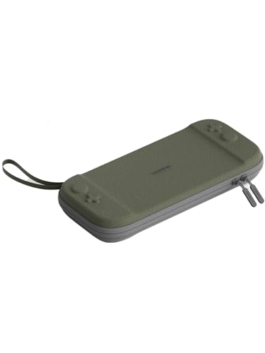 Hagibis Funda de Transporte para Nintendo Switch 2 2025, Organizador de Almacenamiento, 10 Cartuchos de Juegos, Carcasa rígida Protectora, portátil, Bolsa de Transporte de Viaje (Verde)