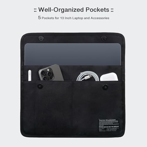 Funda para portátil Rough Enough 13-14 pulgadas Negra miniatura 2