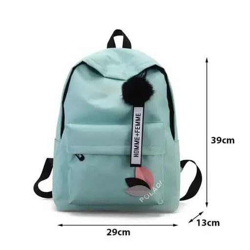 Image of BTS Backpack for Girls | K-Pop School Bag with Trendy Design & Keychain | Waterproof Lightweight Travel & College Women Backpacks for Teens | Shoulder Bags | Gift For Girls