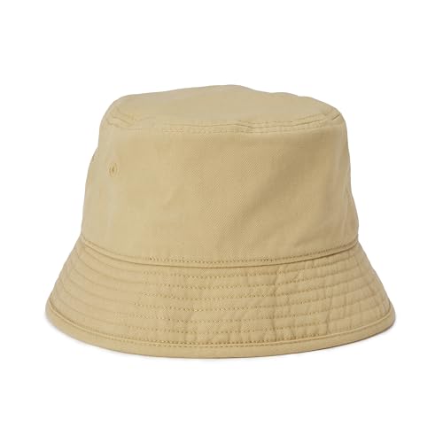 Amazon Essentials Mens Washed Cotton Bucket Hat with Air Eyelets Khaki Large-X-Large