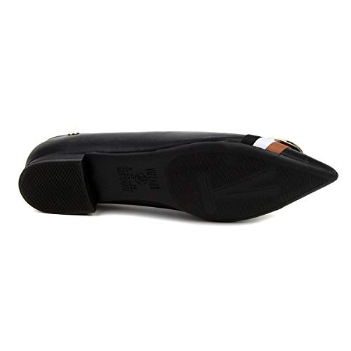 Sapatilha Vizzano Bico Fino Elástico Feminina - Preto - 39