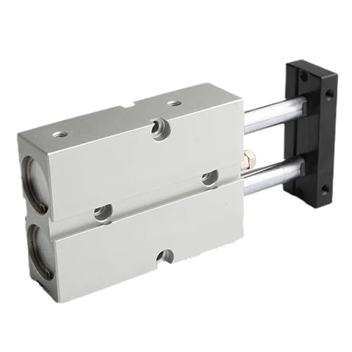 Cilindro neumático de doble eje TN25 con carrera de 20mm 3