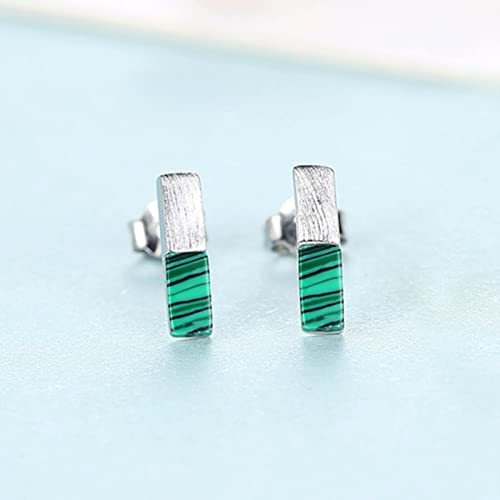 Boucles d'oreilles argent pour oreilles sensibles, barre 10mm sans nickel anti-allergie