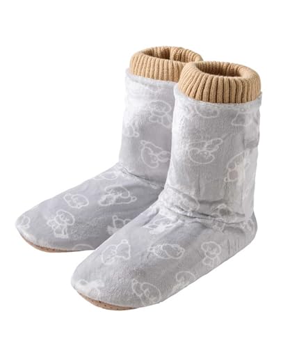 レディース ブーツタイプ ウチコレ てらおかなつみコラボ AUY984ルームシューズ