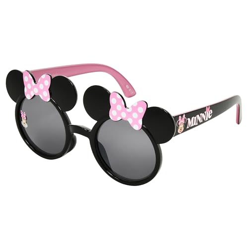 Disney Minnie Mouse Inspired Black Round Kids Sunglasses