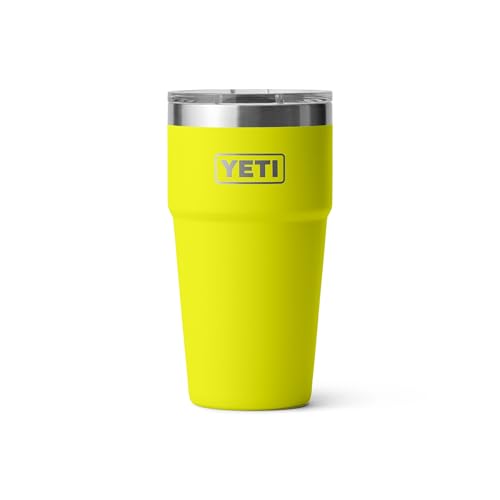 Image of YETI Rambler 20 oz Stackable Tumbler, Stainless Steel, Vacuum Insulated with MagSlider Lid