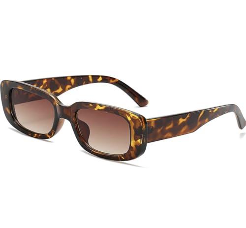 Image of ARICKS Rectangle Sunglasses for Women Men | Trendy Retro Fashion, UV 400 Protection, Square Frame