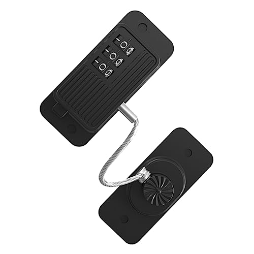 Mobestech 引き出し 安全 ロック 食器棚 ロック キャビネット用 ロック 冷蔵庫 キャビネット ドア ロック 冷蔵庫 ロック 引き出し ロック バックル 多機能 スチール ワイヤー キャビネ