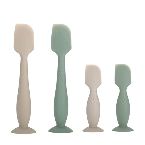 Image of Baby Diaper Cream Spatula Applicator, 4 Pack Butt Spatula Diaper Rash Cream Applicator for Butt Paste Diaper Cream, Newborn Baby Essentials, 2 Large and 2 Mini Sizes