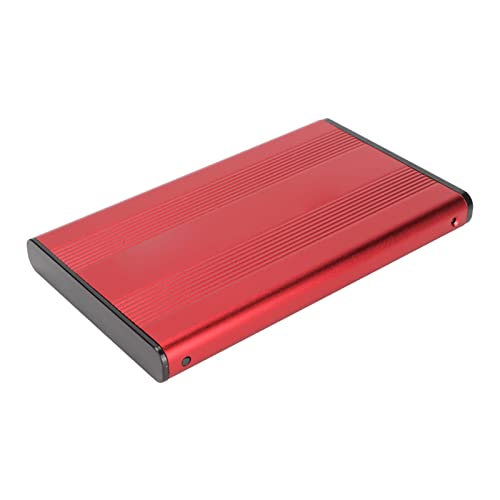 Case esterno portatile per hard disk, HDD e SSD con interfaccia USB 3.0, 2,5 pollici, 5 Gb/s, 2 TB, antistatico, per nero, argento, blu e rosso