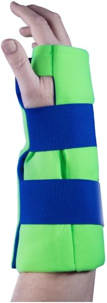 Brownmed Polar Ice Wrist & Elbow Wrap - Reusable Cold Therapy Ice Pack for Pain Relief - Soft Fleece Compression Wrap