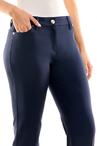 Image of Zac & Rachel Women's Millennium Fabric Pant - Perfectly Designed Woven Stretch Combination That Makes for The Most Flattering