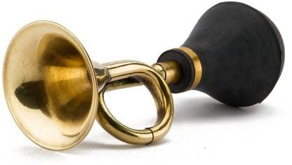 Image of PARIJAT HANDICRAFT Vintage Brass Car Horn Bike Bus Bullet Big Taxi Clown Bulb Bugle