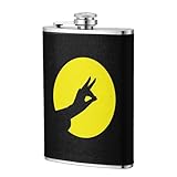 ベビーメタル Babymetal 酒ボトル ウイスキーボトル フラゴン おしゃれ ミニフラスコ ステンレス製 飲料瓶 錆びない 小型 超軽量 携帯用 Puレザー 8oz 漏れ防止 直飲み 洗いやすい キャンプ 釣り 旅行用 誕生日 父の日 クリスマス 結婚式 人気 贈り物