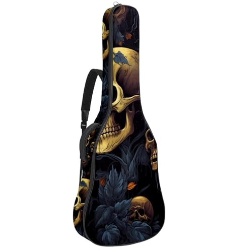 Sac pour guitare acoustique Halloween Skull 44 housse universelle contre les chocs et les rayures