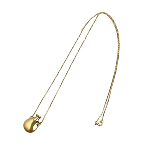 New 2025 Autumn/Winter New Metal Small Vase Pendant Long Necklace Jewelry Gift Fashion Trendy Accessories Creative