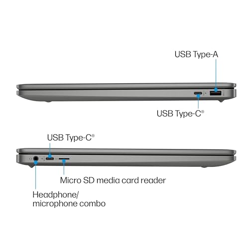 Image of HP Chromebook Plus 15 Laptop(15.6 inch FHD Anti-glare, Intel Core i3-N305, 8GB DDR5 RAM, 128GB UFS + 128GB SD Card)for Business & Students, Wi-Fi6, 1080p Webcam, 13-Hour Battery Life, Chrome OS (Renewed)