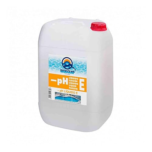 Mugar- Reductor de pH para Piscinas en Garrafa de 20 litros Quimicamp- Minorador de pH Quimicamp 20 litros