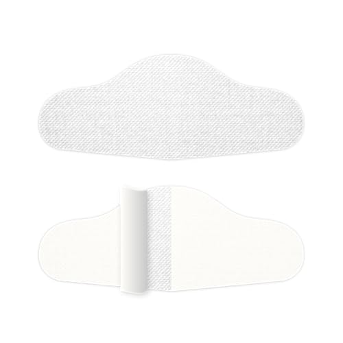 Fersenloch Schutz und Reparatur (HEEL HOLE PREVENTER von Trainer Armour) Patches zum Einkleben. Verhindert und repariert Löcher an der Ferse. Für Sneaker und Schuhe mit Mesh-Gewebe. (Weiß, 2 Stk.)