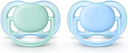 Philips Avent Ultra Air Pacifier, 0-6 months, blue/green, 2 pack, SCF244/20