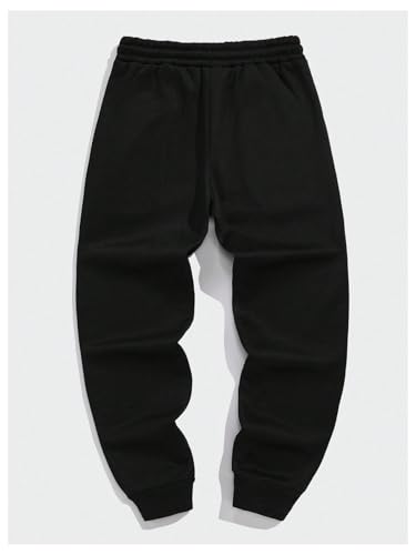 GORGLITTER Men's Y2k Graphic Sweatpants Drawstring Waist Workout Gym Joggers Pants Streetwear2