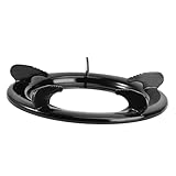 DIYEAH Soportes para Estufas de Gas 1 Pieza Hierro Antideslizante Compatible Wok y Ollas Redondas para Estufa Horno Parrilla Barbacoa