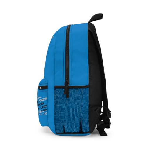 Image of Carolina School Backpack Custom Gifts for Boys Girls Teens | Custom Name and Number Personalized Bookbag