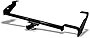 Class 1 I Black 1.25' Rear Bumper Trailer Tow Hitch Towing Mount Receiver Tube for 00-07 Ford Focus 4/5 Door Wagon