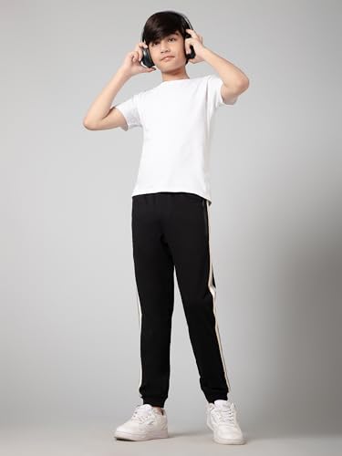 Image of Alan Jones Clothing Boy's Slim Fit Mid Rise Track Pant