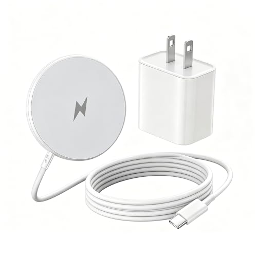 Image of Magnetic iPhone Wireless Charger, 3FT Fast Charging Apple Mag Safe Charger | Wireless Charging Pad for iPhone Air /17 Pro Max /16 Pro /16 Plus /15 Pro /14 /13 /12 /11 /AirPods 3 /Pro 3 /2 Phone Mag safe Charge Pad