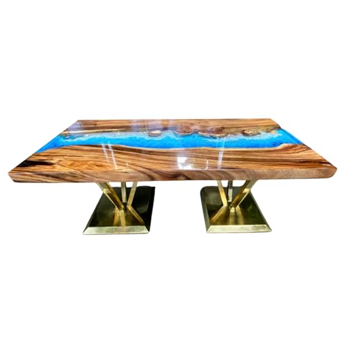 Personalized Breathtaking Scenery Epoxy Resin Table, Custom Order Ocean Design Table, Office Table, Ocean Waves Table, Handmade Table, Coffee Table, Dining Table, Special Table (24x36 inch)