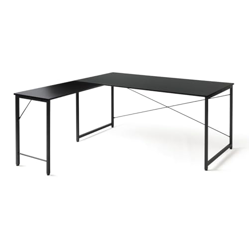 Amazon | サンワダイレクト L字デスク 幅160×奥行160cm モニターアーム