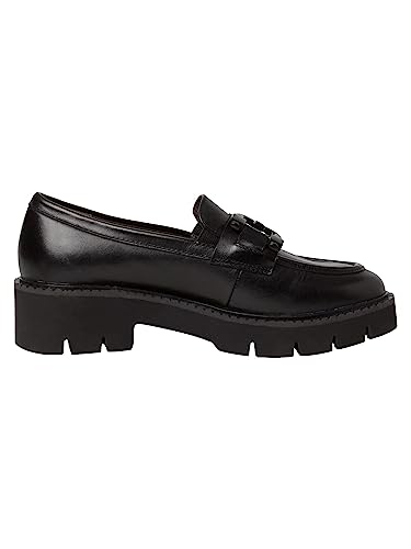 Image of Tamaris Women's Loafer, Black Nappa, 6 Wide