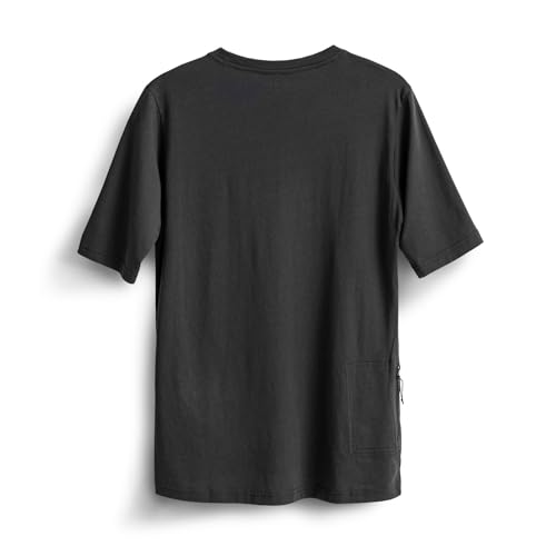Fjällräven Damen Cotton Pocket T-Shirt, Black, S