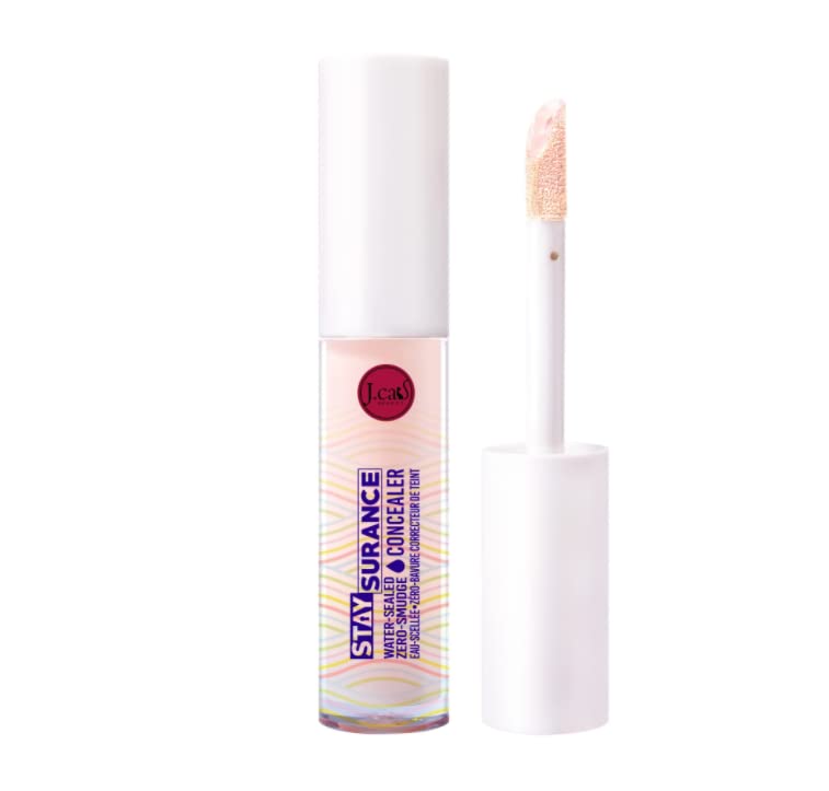 Concealer J. Cat Beauty Stay surance Water-Sealed Zero-Smudge Concealer Water Proof Delivers Buildable Coverage Without Any Creasing Or Caking 4.8ml /